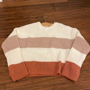 Francesca’s Color Block sweater- NWT